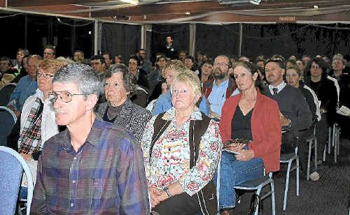 Hundreds gathered at the golf club to learn more about the disease. Hundreds gathered at the golf club to learn more about the disease.